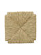 Wicker Seat Cushion for Wooden Chair "charchie" in Natural Color 33x33x3
