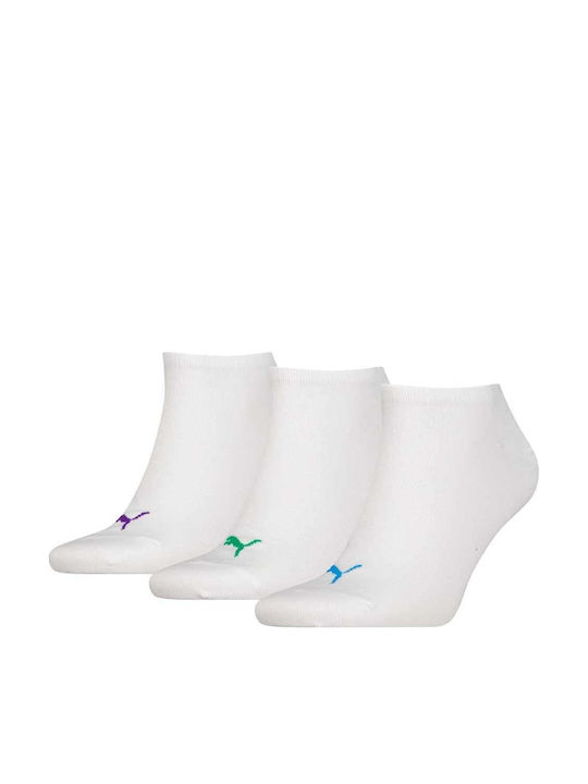 PUMA Sportsocken Weiß 3 Paare
