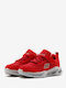 Meteor Kinder Sneakers mit Klettverschluss & Lichtern Rot