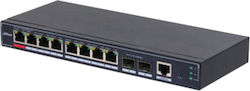 Dahua DH-SG4010P-2F Gestionat L2 PoE+ Switch cu 10 Porturi Ethernet