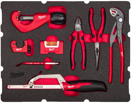 Milwaukee Werkzeugablage mit 8 Werkzeugen