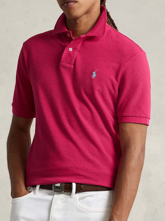 Ralph Lauren Herren Kurzarmshirt Polo Rosa