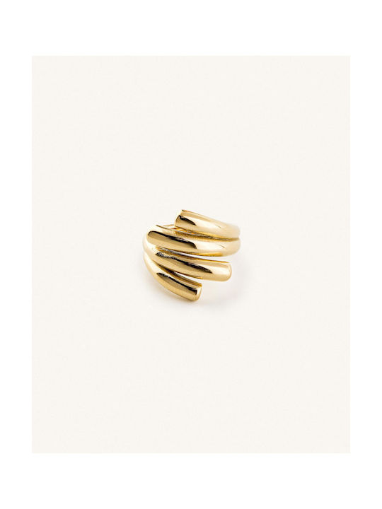 StanStefan Women's Gold Plated Steel Ring