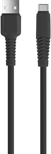Setty USB 2.0 Kabel USB-C männlich - USB-A Schwarz 3m