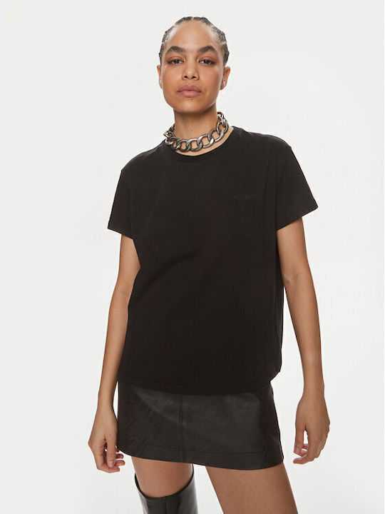 Patrizia Pepe Γυναικείο T-shirt Μαύρο
