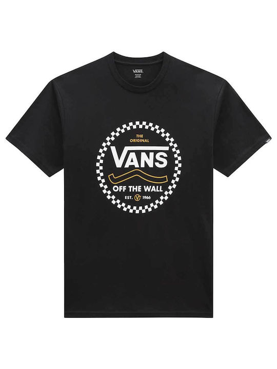 Vans T-shirt Bărbătesc cu Mânecă Scurtă Negru
