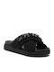 Women's Flat Sandals in Black Color