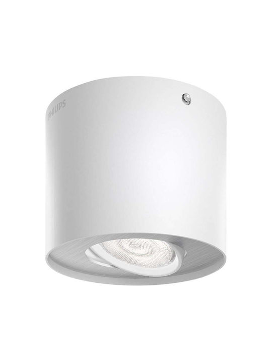 Philips Myliving Phase Μονό LED Θερμό Λευκό Σποτ σε Λευκό Χρώμα