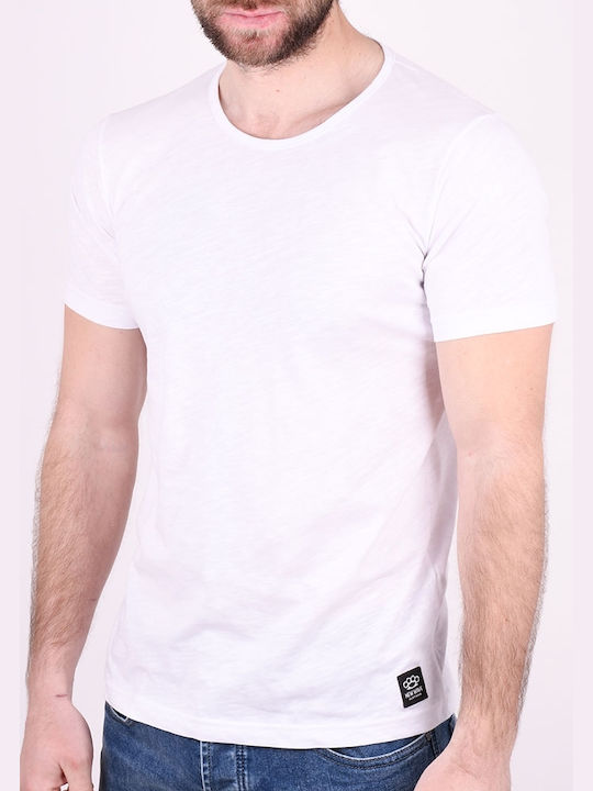 New Wave Herren T-Shirt Kurzarm Weiß