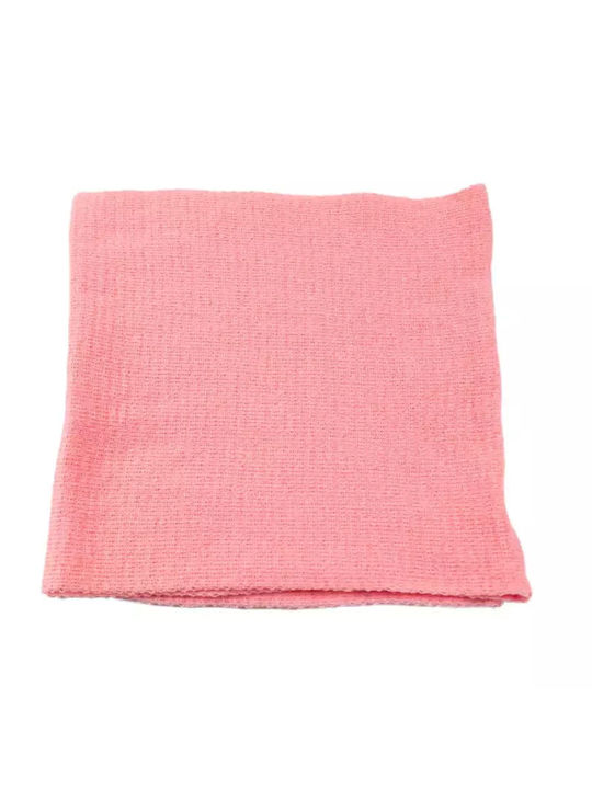 Nora's Accessories Fular din lână pentru femei Tricotat Gât Roz