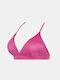 Rock Club Sports Bra Bikini Top Fuchsia