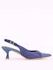 Alta Moda Pointed Toe Blue Heels