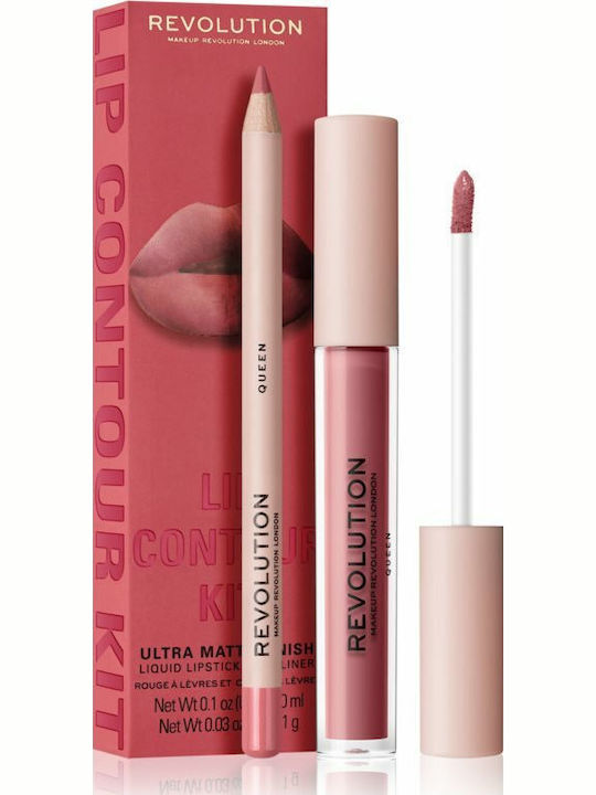 Revolution Beauty Сет за грим за лице Лице Lip Contour Kit 3бр