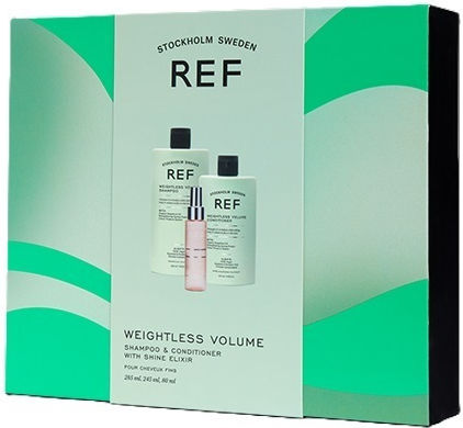 Ref Stockholm - Gift Box Weightless Volume (shampoo 285ml, Conditioner 245ml, Shine Elixir 80ml)