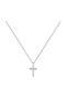 Engelsrufer Ern-lilcross-zi Cross Ladies Necklace 38mm, Adjustable