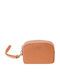 Small Leather Women's Wallet Cards with RFID Coral
