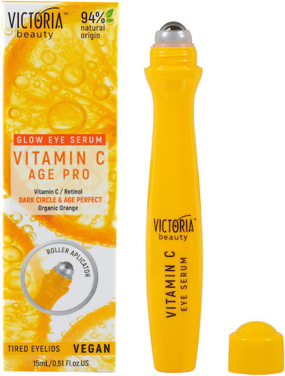Victoria Beauty Serum Eyes with Retinol & Vitamin C for Dark Circles & Radiance 15ml