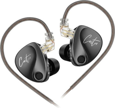 KZ Ακουστικά Ψείρες In Ear Μαύρα