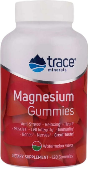 Trace Minerals Research Magnesium Gummies 84 Mg [120 Τσίχλες] Καρπούζι