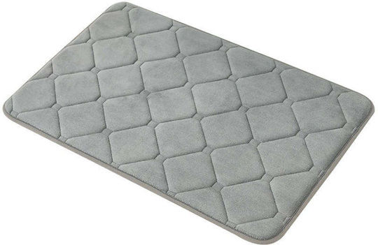 Pat Mat De Baie Din Microfibra Gri 50x40 Cm