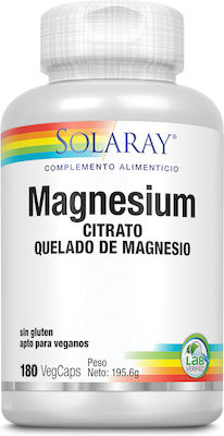 Solaray Big Magnesium Citrate 180 Vcaps