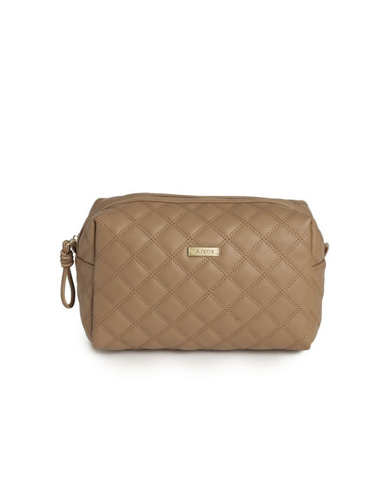 Toiletry Bag in Brown color 26cm