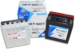 Skybatt Motorradbatterie YTX20CH-BS mit Kapazität 18Ah