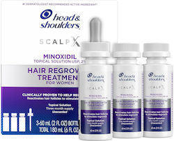Lösungsset, Head & Shoulders, Scalp X, Gegen Haarausfall, 2%, Für Frauen, 3 Monate Behandlung, 3 Lösungsset, Head & Shoulders, Scalp X, Gegen Haarausfall, 2%, Für Frauen, 3 Monate Behandlung, 3
