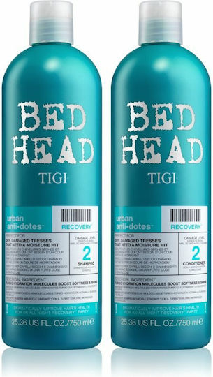 Tigi Bed Head Haarpflege-Set für Trockenes Haar mit Shampoo & Konditionierer 2 Stück