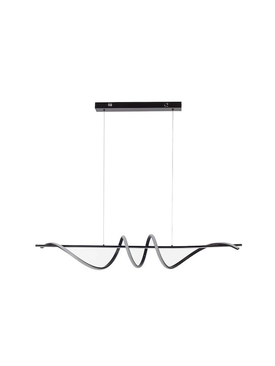 Artekko Pendant Light Black LED with Warm White Light 120cm