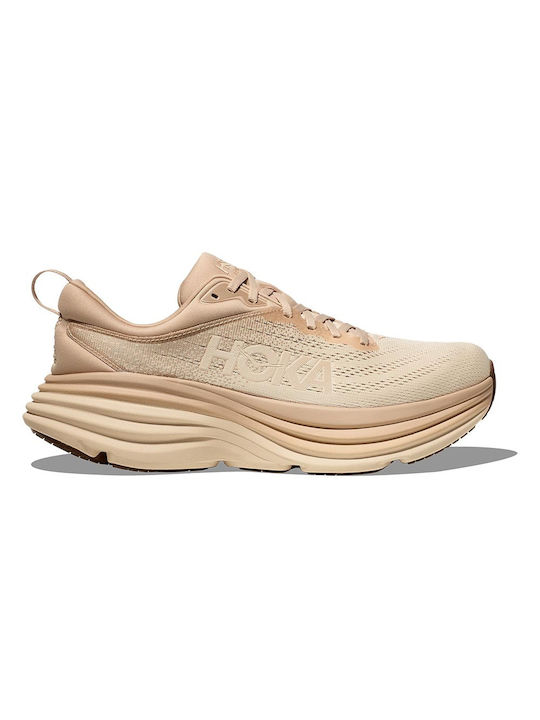 Hoka Sportschuhe Laufen Silber