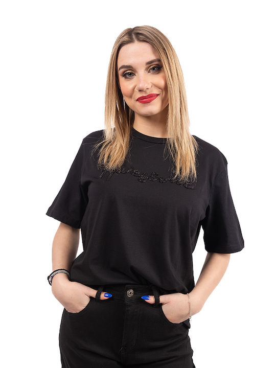 Pepper & Mint Femeie Tricou Negru