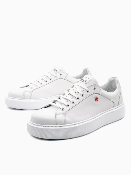 Robinson Ανδρικά Ανατομικά Sneakers Λευκό