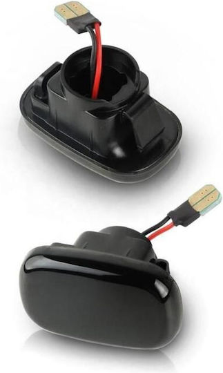 Diederichs Тъмно Тонирани Flash LED Toyota Avensis Avensis Verso Camry Corolla Celica Carina Hilux Picnic Previa Prius Starlet Yaris Verso 1999-2007 2 Бройки