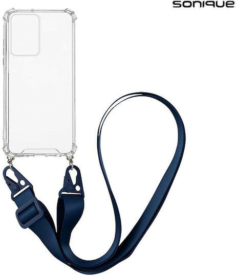 Sonique Umschlag Rückseite Silikon Marineblau (Poco F5 Pro)