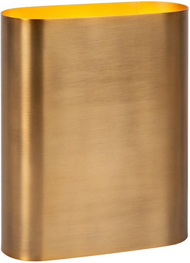 Lucide Lightning Modern Lamp Wall with Socket E14 Gold 8x8x20cm