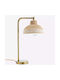 Madam Stoltz Metal Table Lamp with Bronze Shade and Base