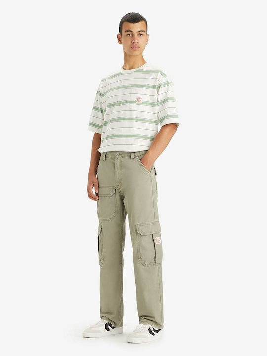Trousers Cargo in Loose Fit Green