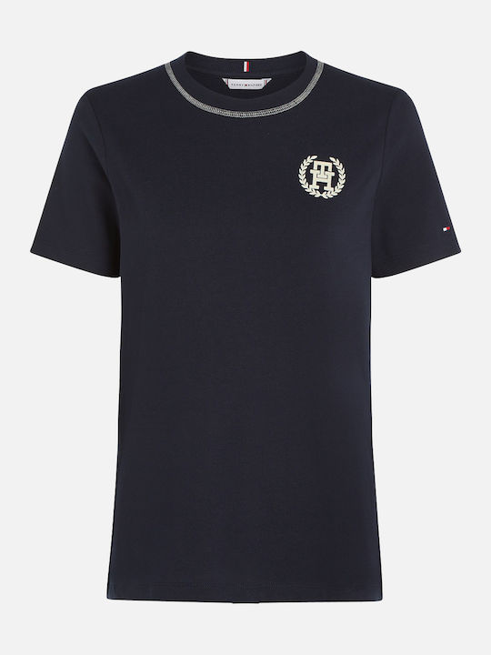 Tommy Hilfiger Γυναικείο T-shirt Navy Μπλε