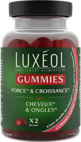 Food Supplement, Luxeol, With Biotin, Vitamin B5 And Zinc, Strengthening Hair And Nails, 60 Jellies