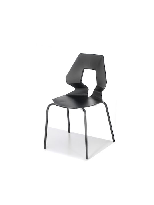 Prodige Metal Chair - 10-black, Black