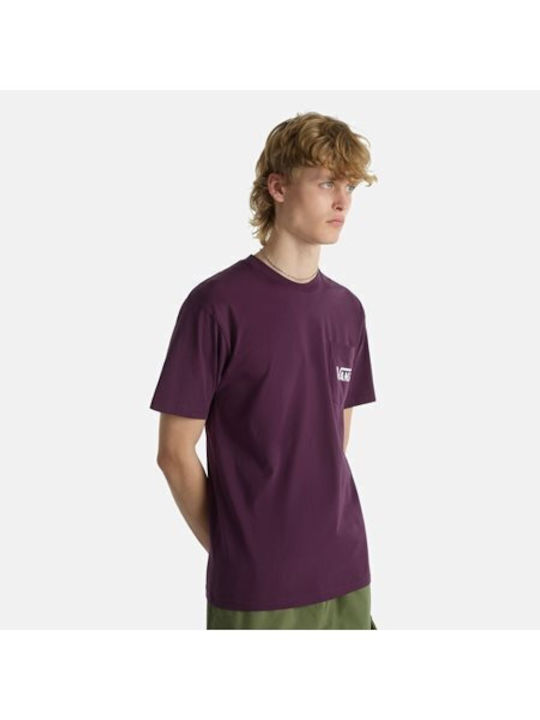 Vans T-shirt Bărbătesc cu Mânecă Scurtă Burgundy