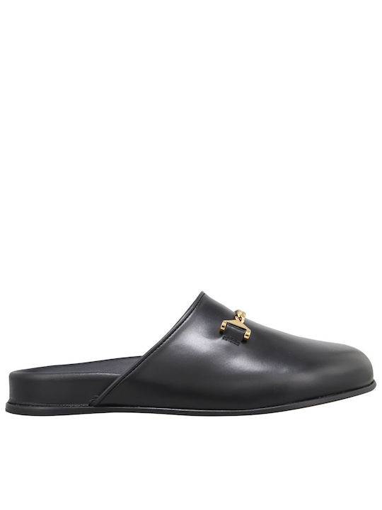 Hyusto Quincy Mule Hyusto Leder Mules Schwarz HYU004VI-9999BKGD