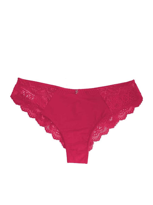 Leilieve Women's Brazil with Lace Fuchsia