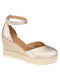 Ragazza Women's Leather Platform Shoes Beige