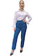 Women's Fabric Trousers Blue
