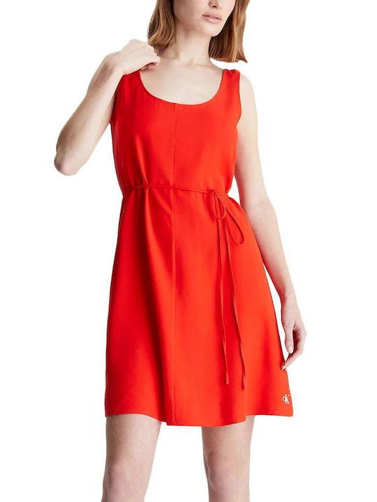 Calvin Klein Mini Dress Red