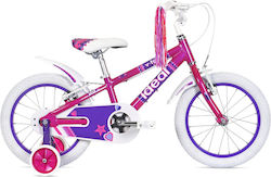 Ideal V-Track 14" Bicicletă pentru copii Bicicletă cu Cadru din Aluminiu (2024) Violet