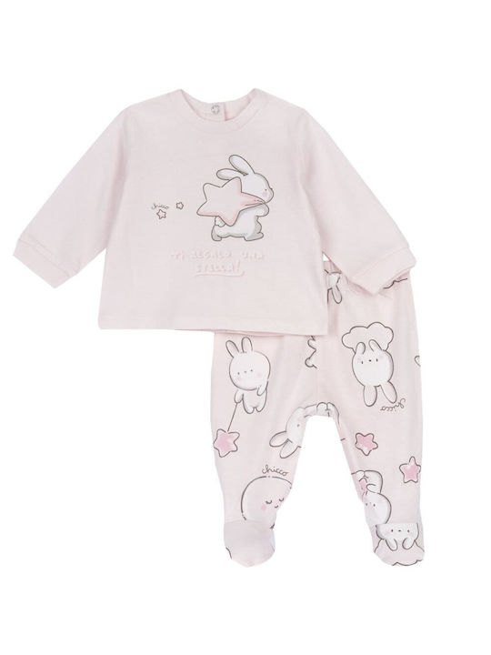 Chicco Set pentru copii cu Pantaloni Magazin online de iarnă 2buc Pink