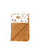 Baby Star Blanket Nursery Swaddling Blankets Minky Forest Brown Camel 75x100cm